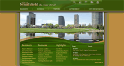 Desktop Screenshot of cityofsouthfield.com